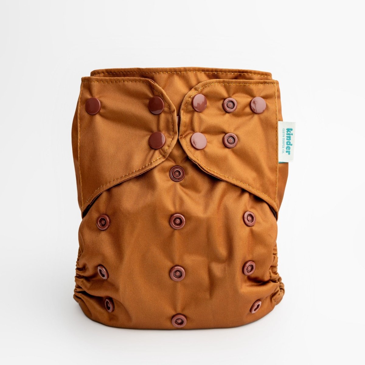Kinder Cloth Diaper Co. Solid Color: Essentials Pocket Cloth Diaper with Athletic Wicking Jersey, Grows with your Baby