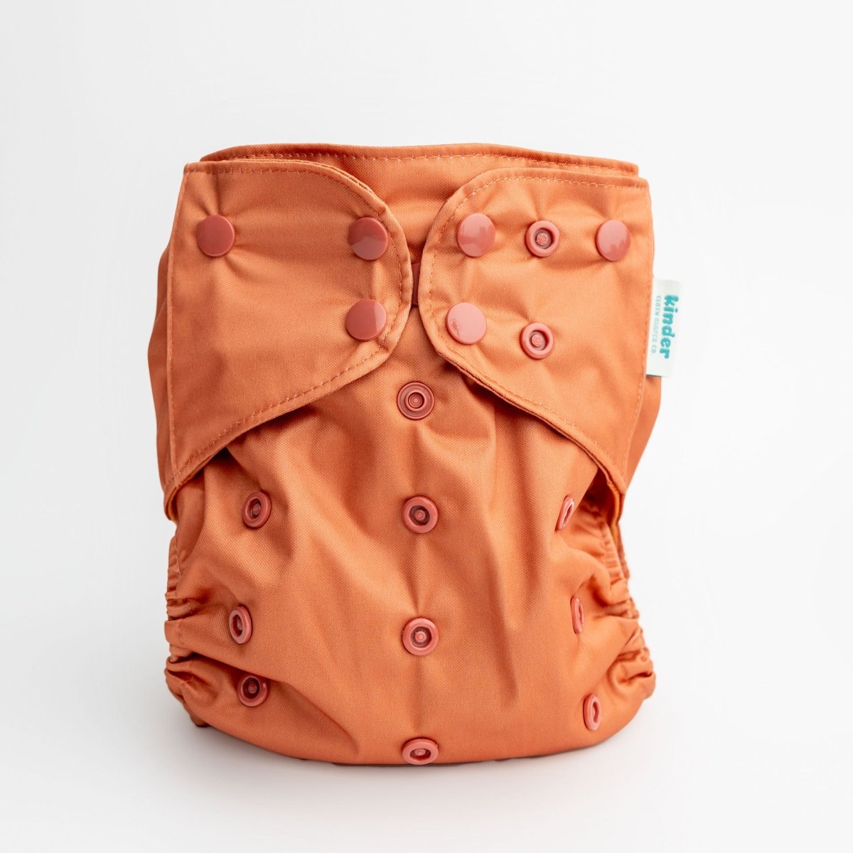 Kinder Cloth Diaper Co. Solid Color: Essentials Pocket Cloth Diaper with Athletic Wicking Jersey, Grows with your Baby