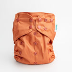 Kinder Cloth Diaper Co. Solid Color: Essentials Pocket Cloth Diaper with Athletic Wicking Jersey, Grows with your Baby