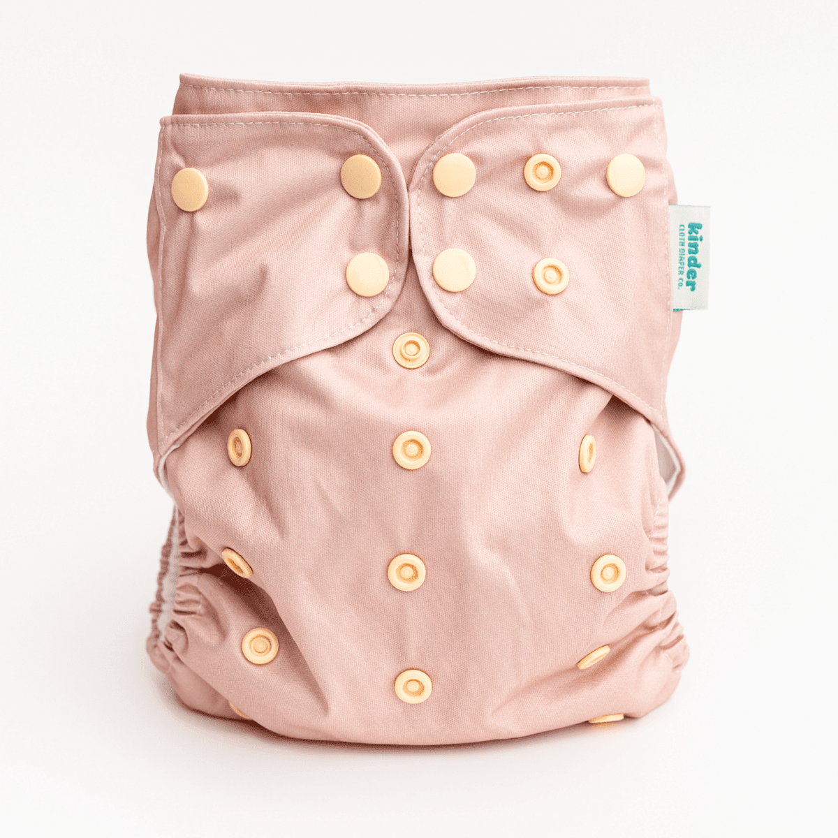 Kinder Cloth Diaper Co. Solid Color: Essentials Pocket Cloth Diaper with Athletic Wicking Jersey, Grows with your Baby