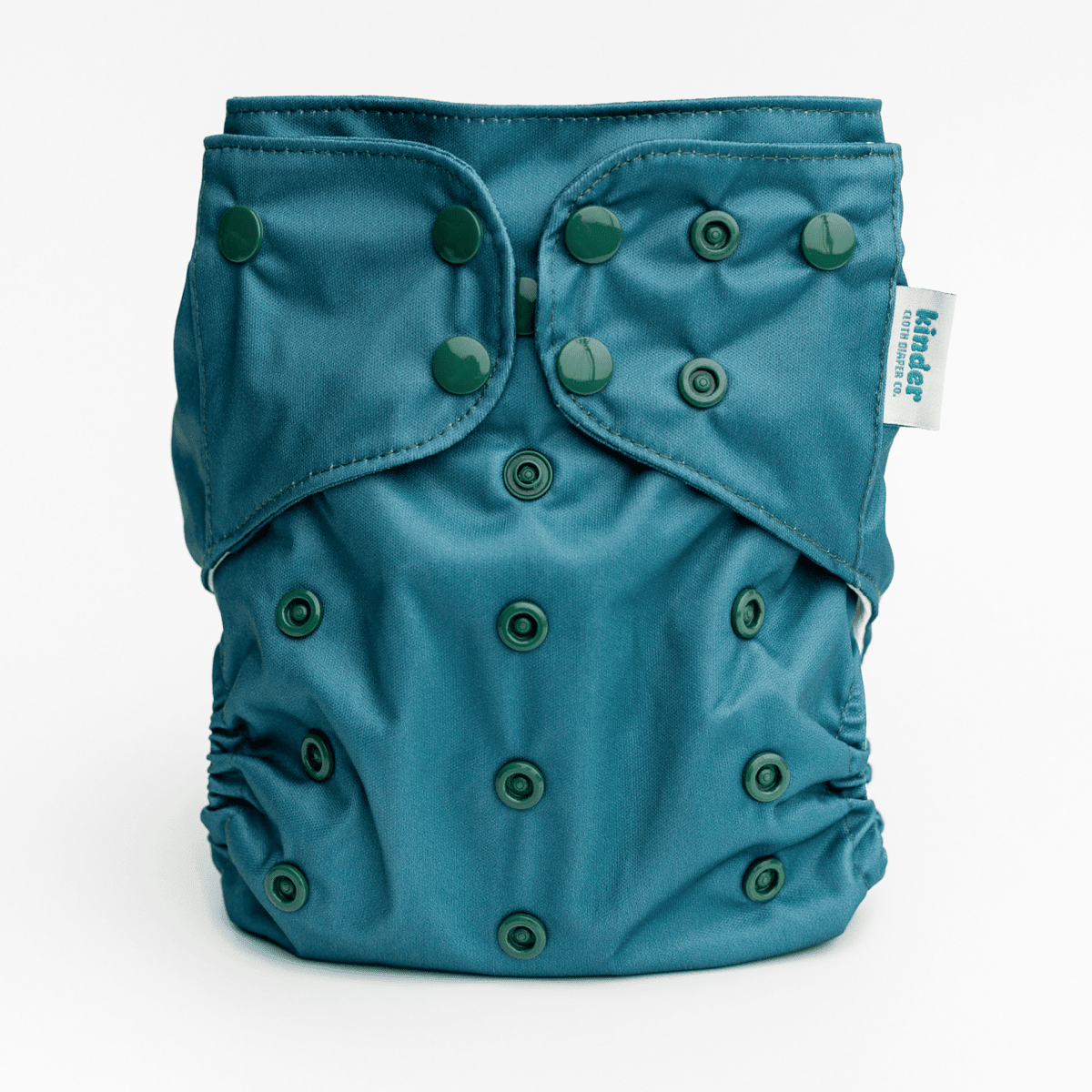 Kinder Cloth Diaper Co. Solid Color: Essentials Pocket Cloth Diaper with Athletic Wicking Jersey, Grows with your Baby