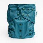 Kinder Cloth Diaper Co. Solid Color: Essentials Pocket Cloth Diaper with Athletic Wicking Jersey, Grows with your Baby