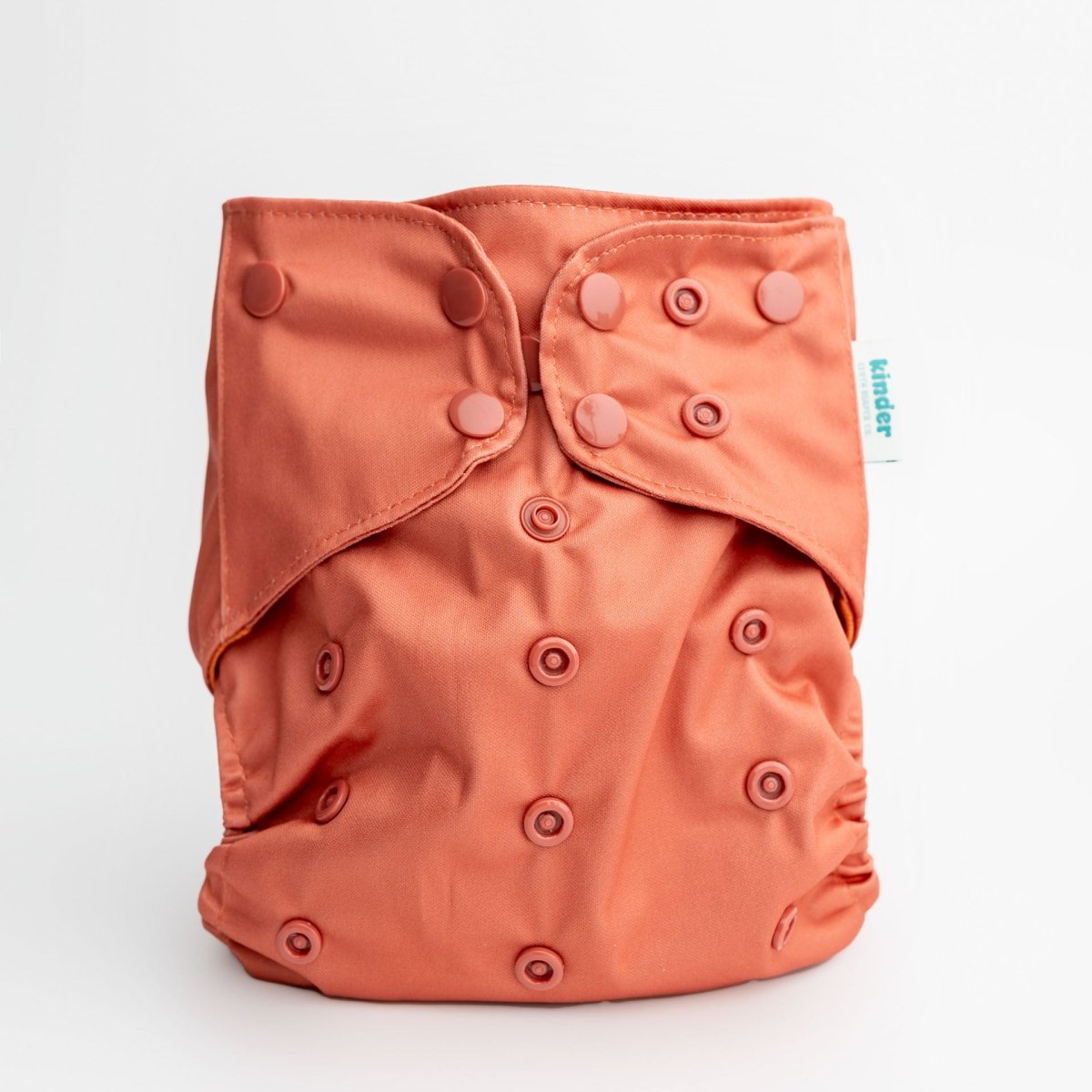 Kinder Cloth Diaper Co. Solid Color: Essentials Pocket Cloth Diaper with Athletic Wicking Jersey, Grows with your Baby