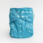Kinder Cloth Diaper Co. Solid Color: Essentials Pocket Cloth Diaper with Athletic Wicking Jersey, Grows with your Baby -