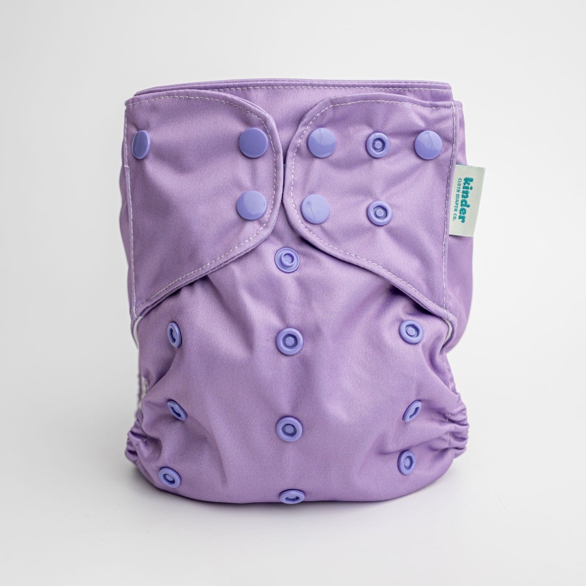 Kinder Cloth Diaper Co. Solid Color: Essentials Pocket Cloth Diaper with Athletic Wicking Jersey, Grows with your Baby