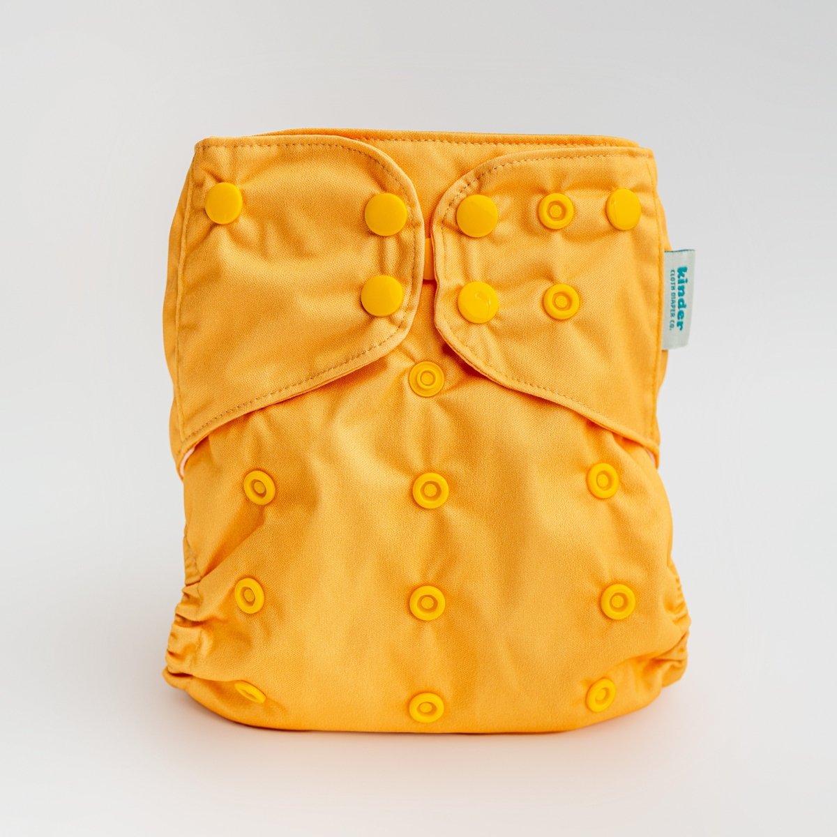 Kinder Cloth Diaper Co. Solid Color: Essentials Pocket Cloth Diaper with Athletic Wicking Jersey, Grows with your Baby