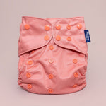 Kinder Cloth Diaper Co. Solid Color: Essentials Pocket Cloth Diaper with Athletic Wicking Jersey, Grows with your Baby