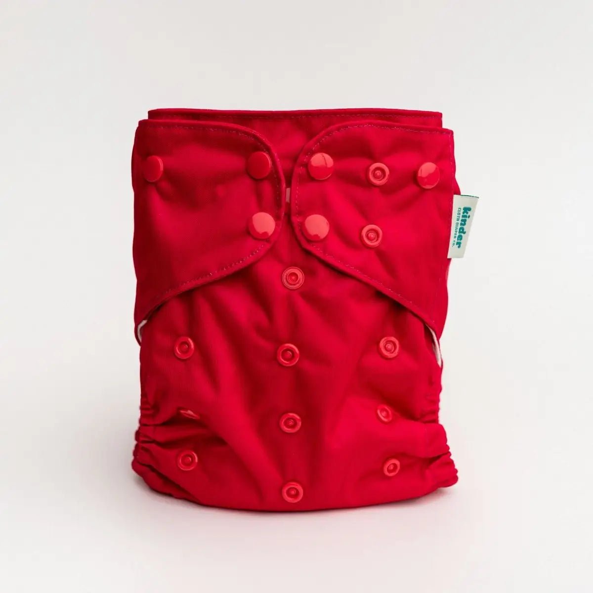 Kinder Cloth Diaper Co. Solid Color: Essentials Pocket Cloth Diaper with Athletic Wicking Jersey, Grows with your Baby -