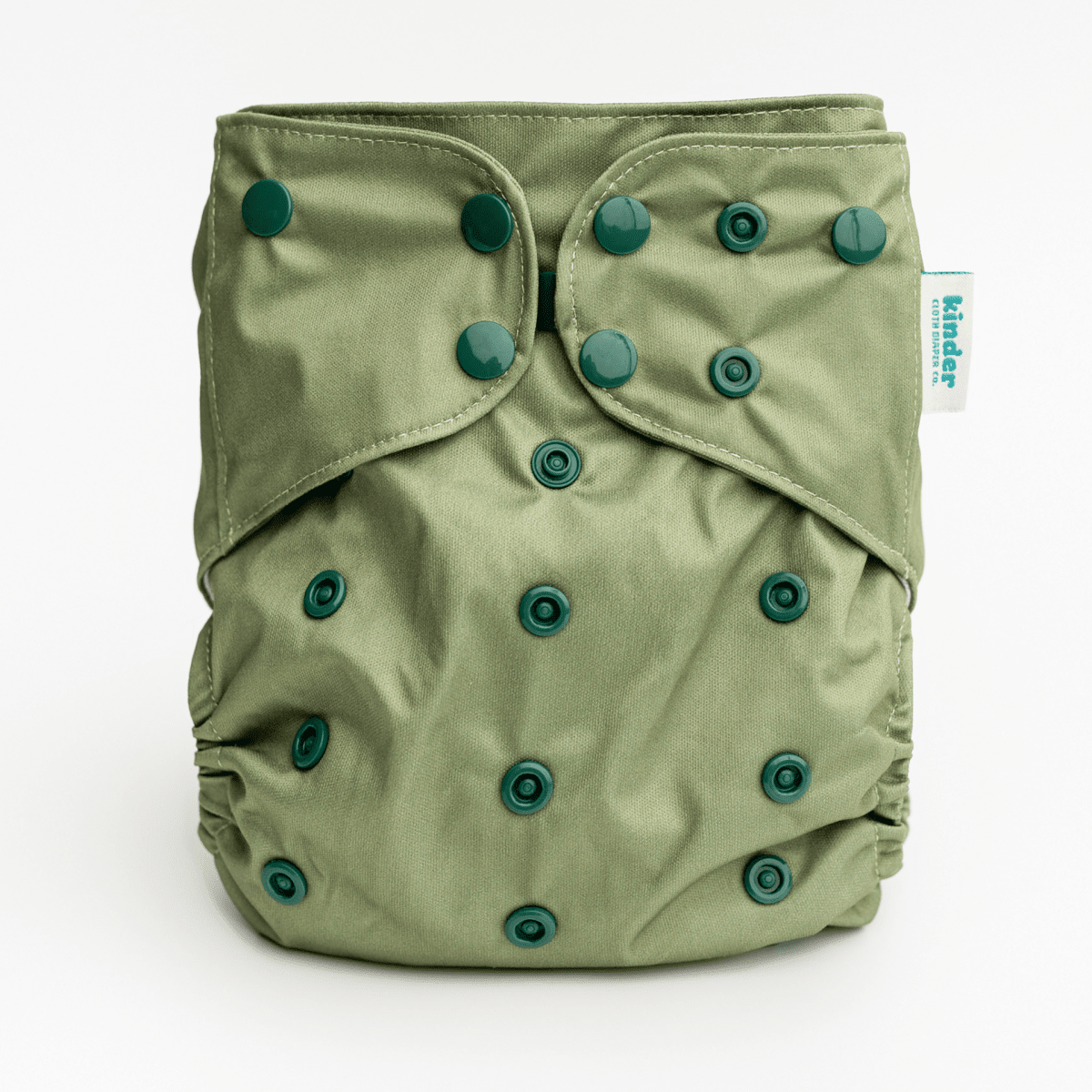 Kinder Cloth Diaper Co. Solid Color: Essentials Pocket Cloth Diaper with Athletic Wicking Jersey, Grows with your Baby