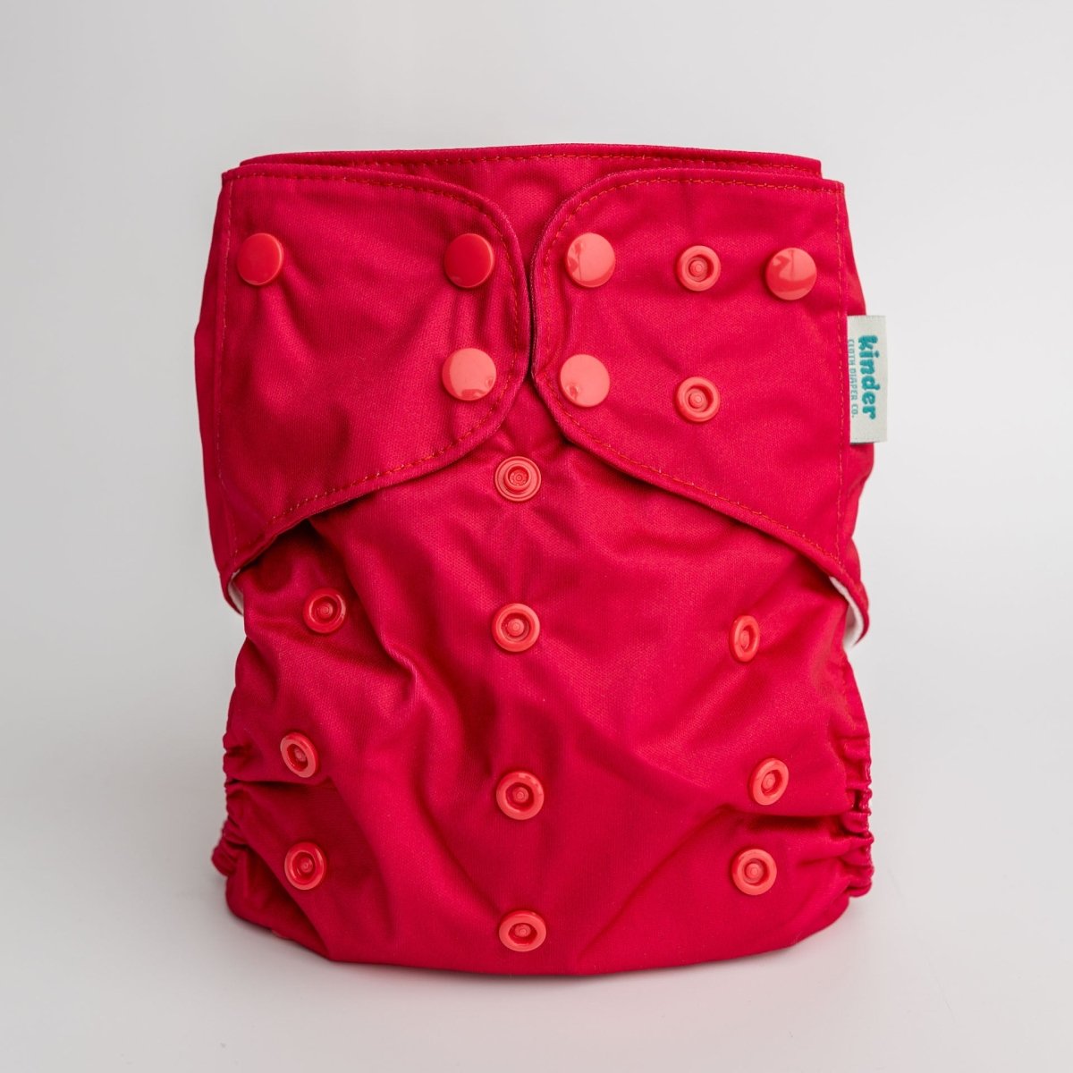 Kinder Cloth Diaper Co. Solid Color: Essentials Pocket Cloth Diaper with Athletic Wicking Jersey, Grows with your Baby