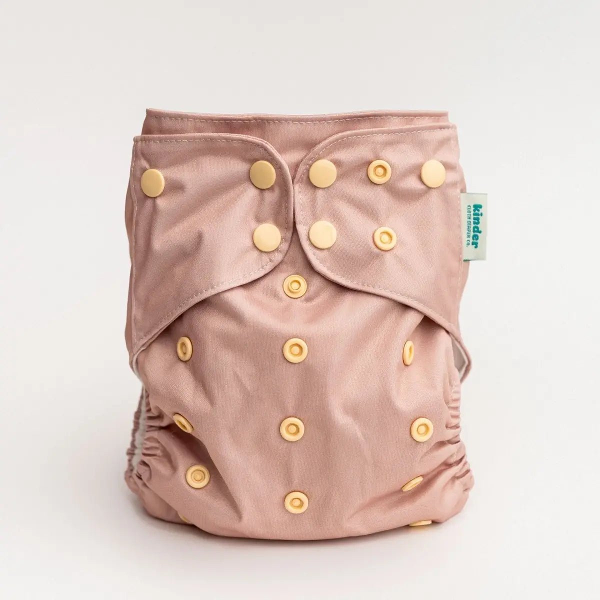 Kinder Cloth Diaper Co. Solid Color: Essentials Pocket Cloth Diaper with Athletic Wicking Jersey, Grows with your Baby -
