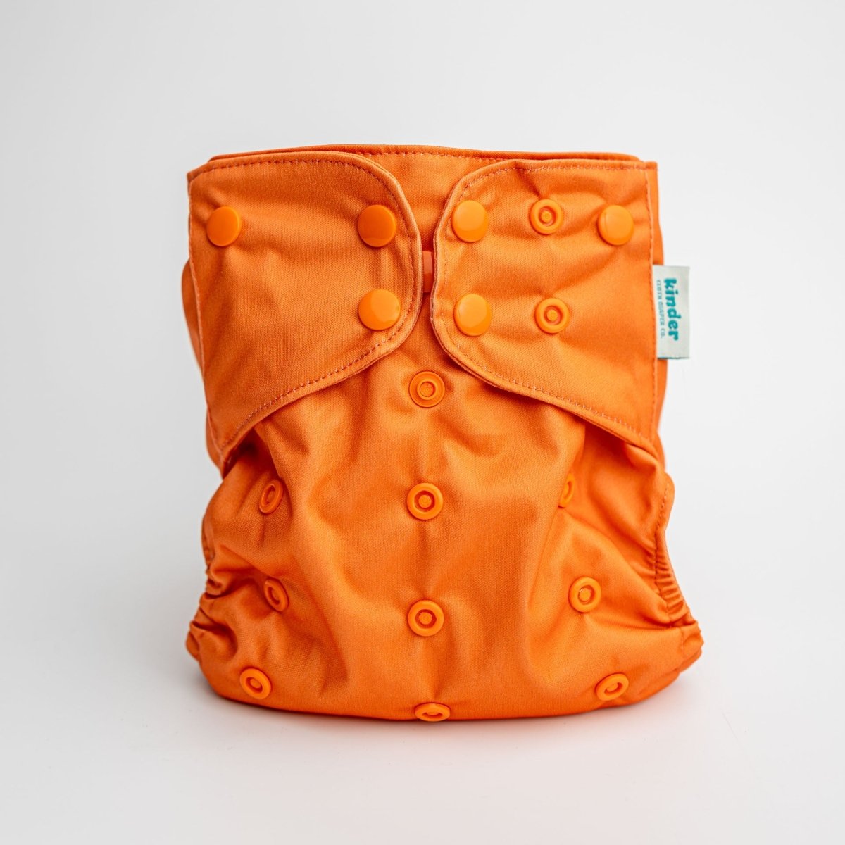 Kinder Cloth Diaper Co. Solid Color: Essentials Pocket Cloth Diaper with Athletic Wicking Jersey, Grows with your Baby