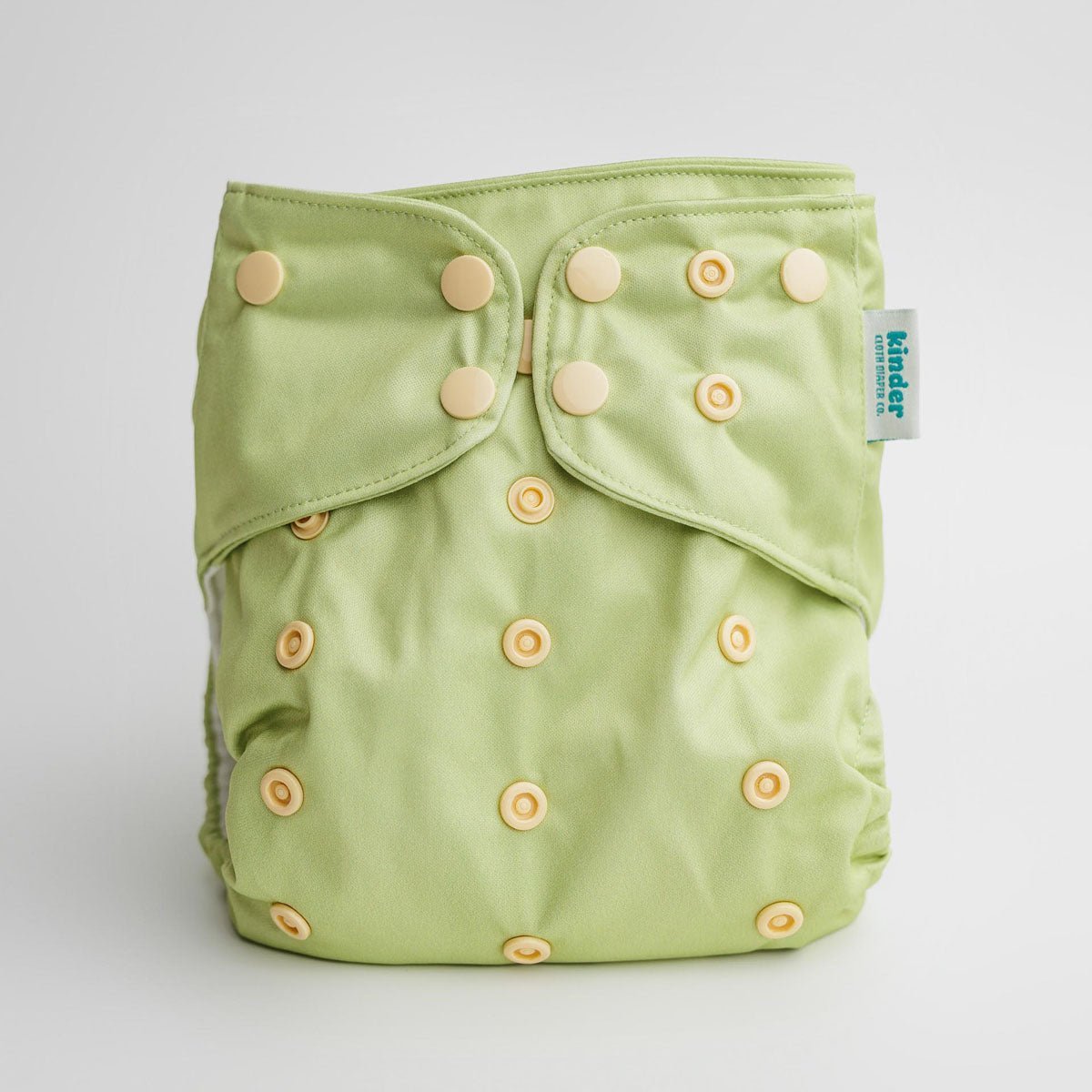 Kinder Cloth Diaper Co. Solid Color: Essentials Pocket Cloth Diaper with Athletic Wicking Jersey, Grows with your Baby