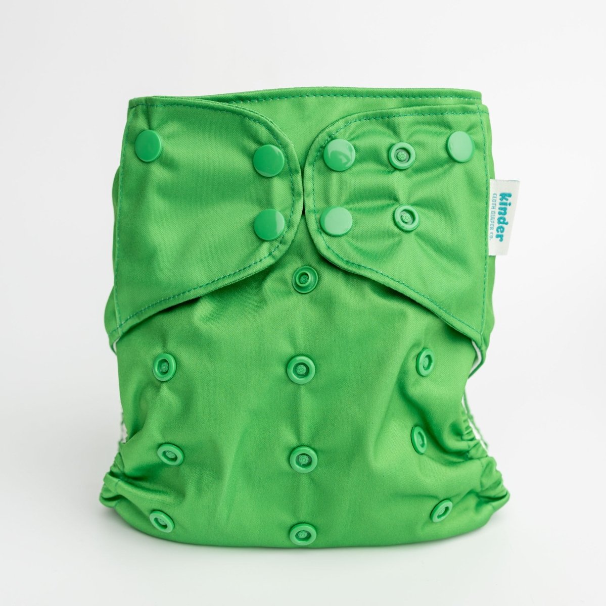 Kinder Cloth Diaper Co. Solid Color: Essentials Pocket Cloth Diaper with Athletic Wicking Jersey, Grows with your Baby