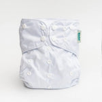 Kinder Cloth Diaper Co. Solid Color: Essentials Pocket Cloth Diaper with Athletic Wicking Jersey, Grows with your Baby -