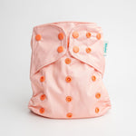 Kinder Cloth Diaper Co. Solid Color: Essentials Pocket Cloth Diaper with Athletic Wicking Jersey, Grows with your Baby
