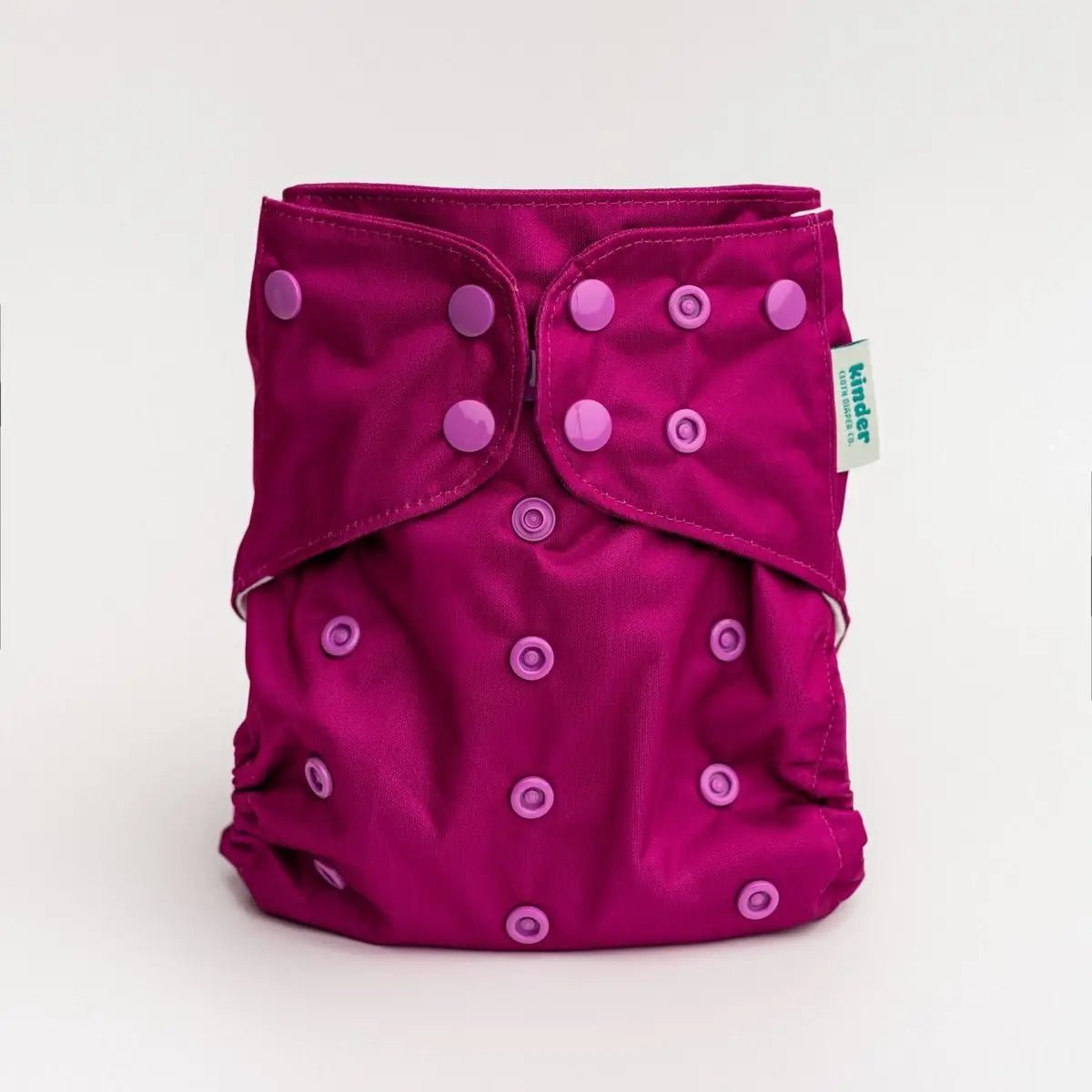 Kinder Cloth Diaper Co. Solid Color: Essentials Pocket Cloth Diaper with Athletic Wicking Jersey, Grows with your Baby -