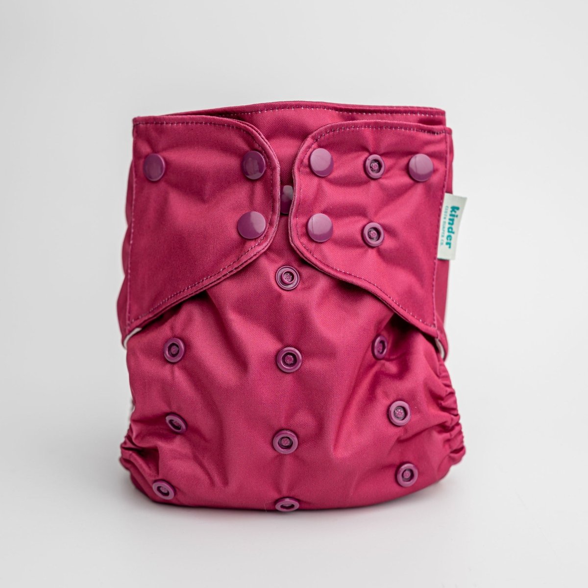 Kinder Cloth Diaper Co. Solid Color: Essentials Pocket Cloth Diaper with Athletic Wicking Jersey, Grows with your Baby
