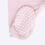 Angel Dear Solid Lotus - 2 Way Ruffle Sleeve Zipper Footie - 