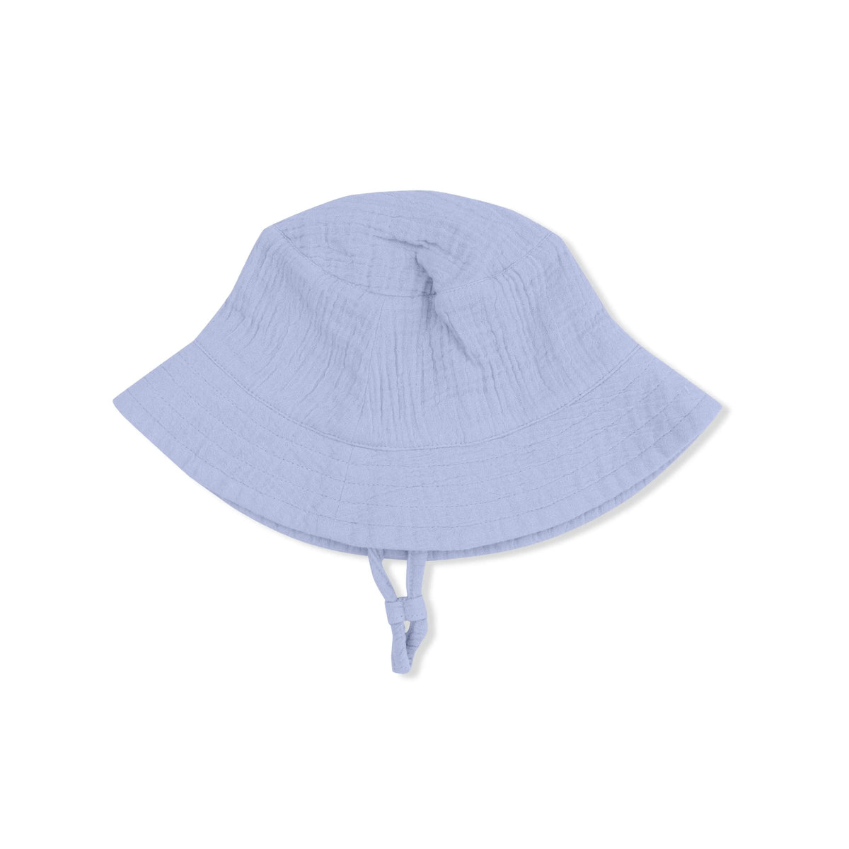 Angel Dear Solid Muslin Blue Blizzard - Bucket Hat - 