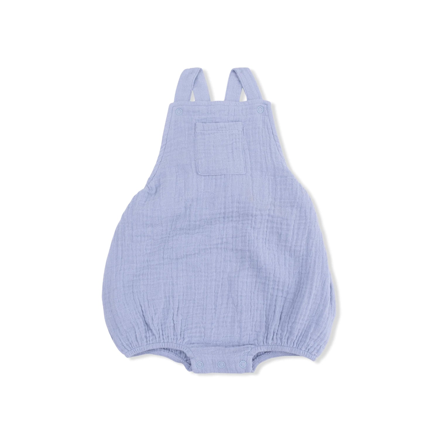 Angel Dear Solid Muslin Blue Blizzard - Sunsuit - 