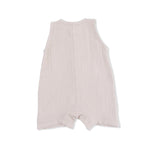 Angel Dear Solid Muslin French Oak - Sleeveless Shortie Romper - 
