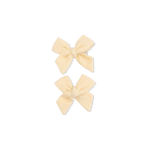 Angel Dear Solid Muslin Italian Straw - 2 Pack Bow Clips - 