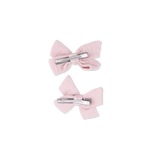 Angel Dear Solid Muslin Lotus - 2 Pack Bow Clips - 