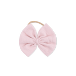 Angel Dear Solid Muslin Lotus - Bow on Headband - 