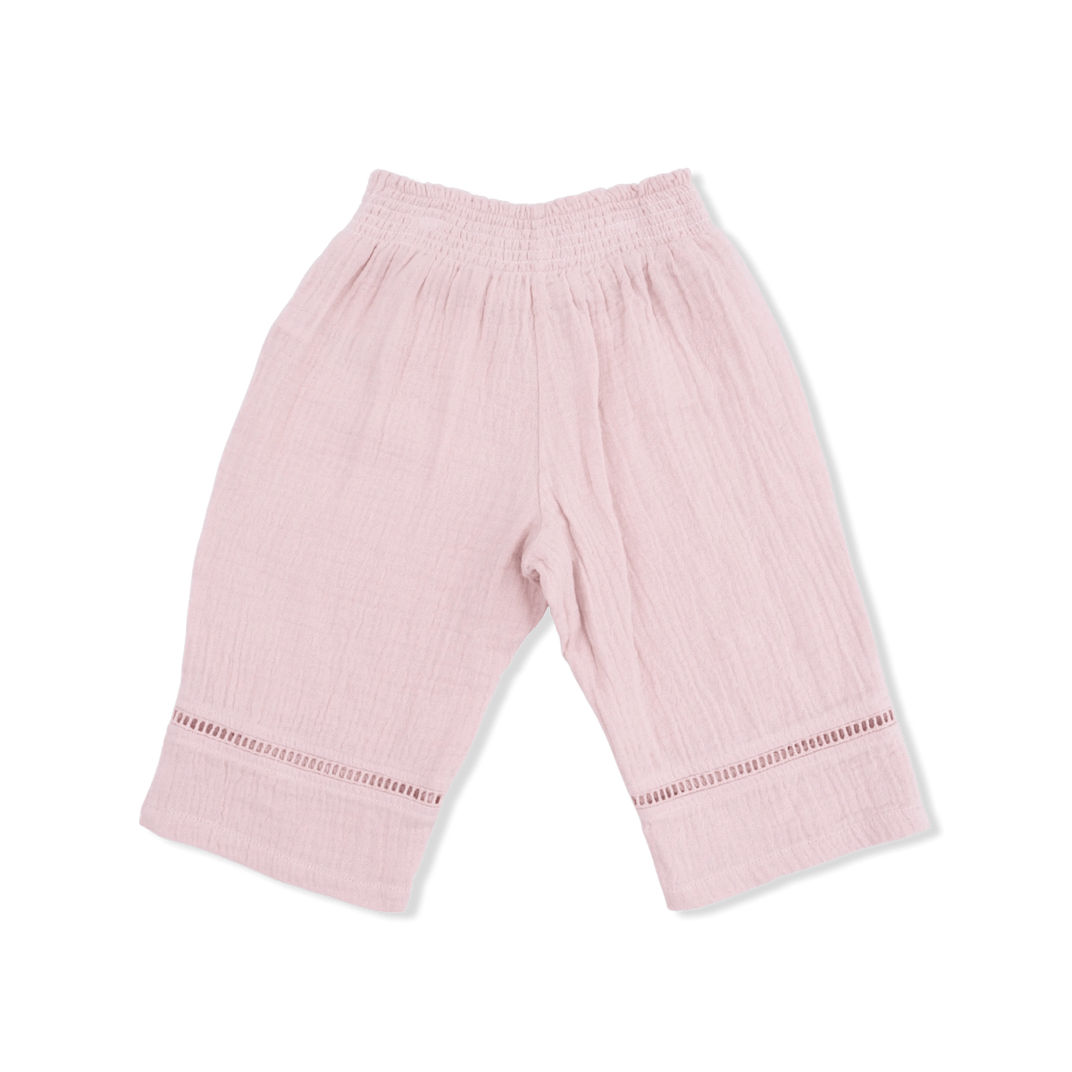 Angel Dear Solid Muslin Lotus - Smocked Waist Pants - 