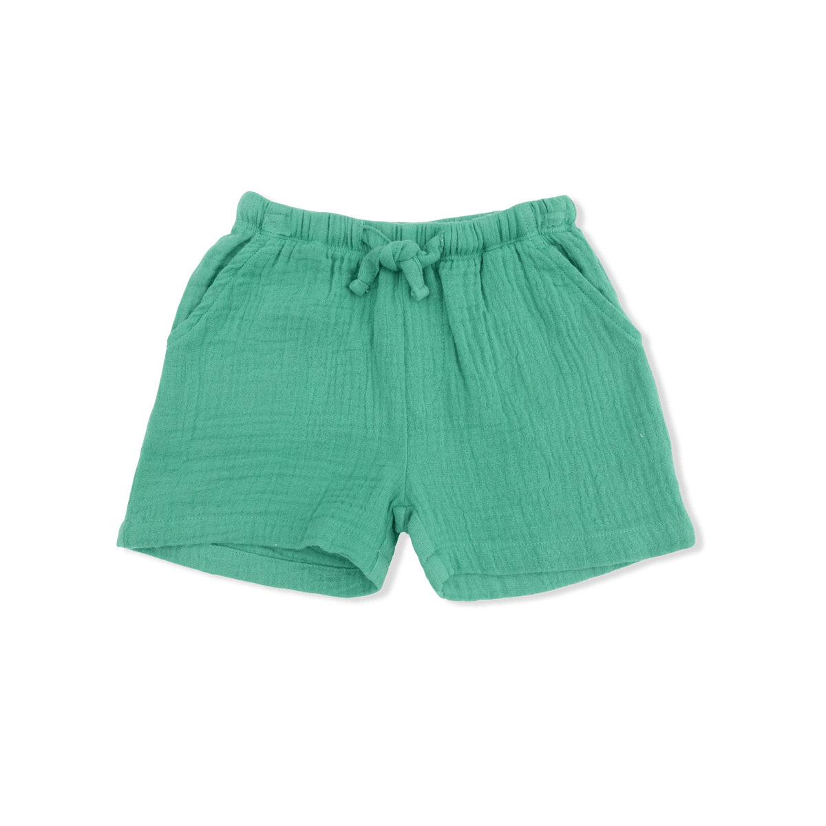 Angel Dear Solid Muslin Ming Green - Casual Short - 