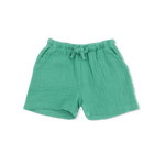 Angel Dear Solid Muslin Ming Green - Casual Short - 