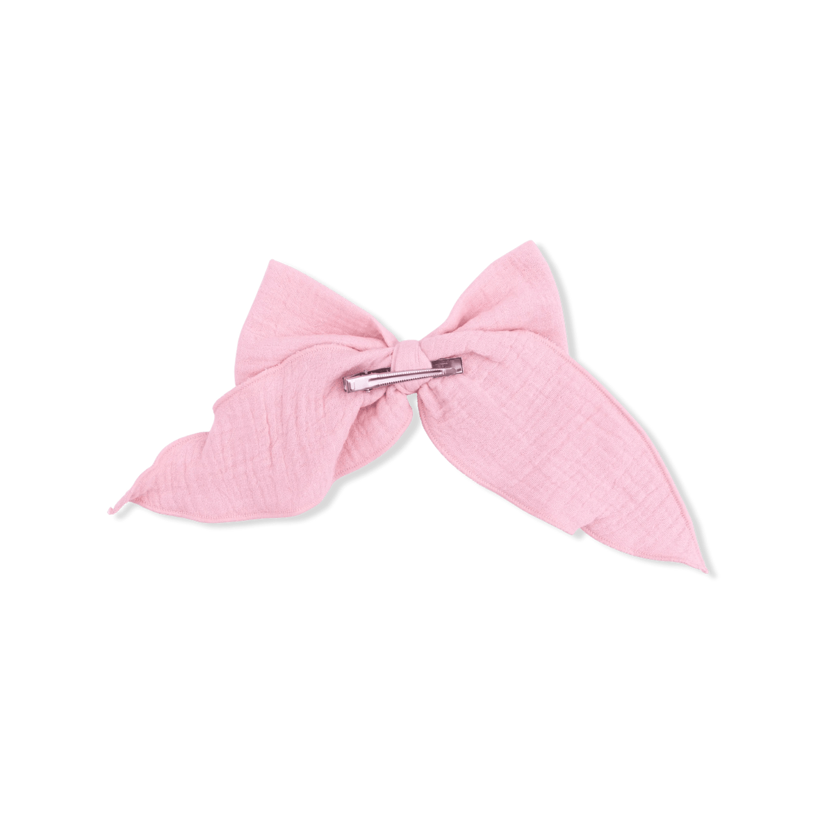 Angel Dear Solid Muslin Poignant Pink - Large Bow - 