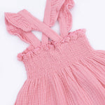 Angel Dear Solid Muslin Poignant Pink - Smocked Top with BloomerEveretts Place
