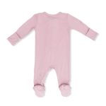 Angel Dear Solid Peachskin - 2 Way Zipper Footie - 