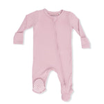 Angel Dear Solid Peachskin - 2 Way Zipper Footie - 