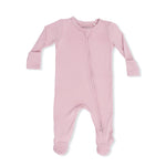 Angel Dear Solid Peachskin - 2 Way Zipper Footie - 