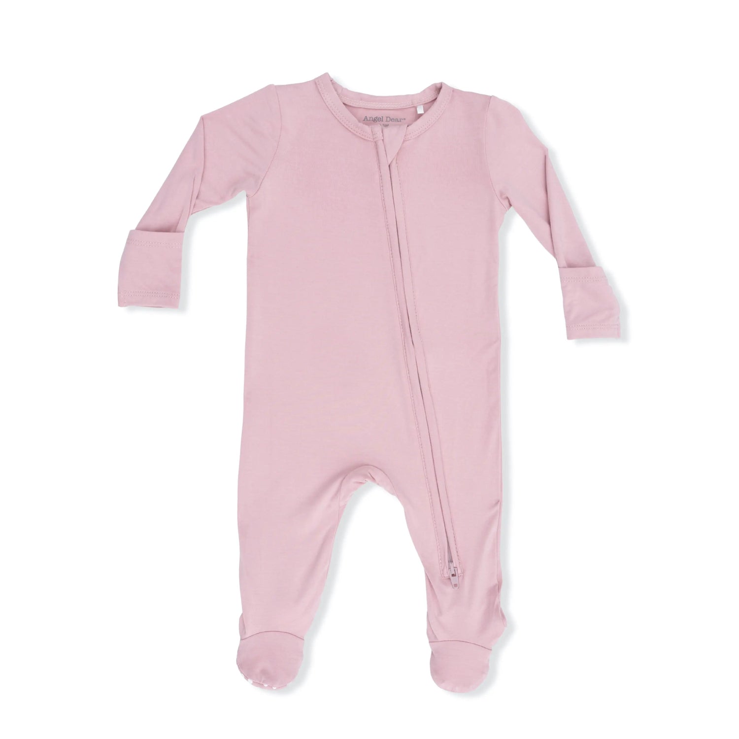 Angel Dear Solid Peachskin - 2 Way Zipper Footie - 