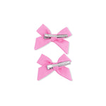 Angel Dear Solid Pink Drink - 2 Pack Bow Clips - 