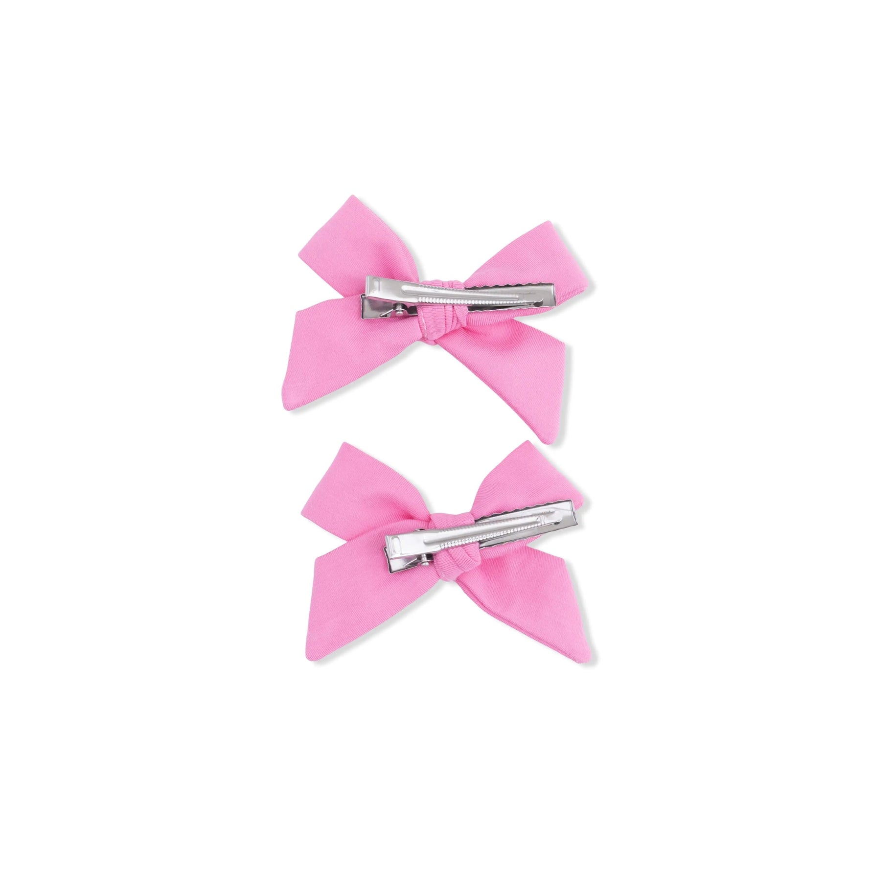 Angel Dear Solid Pink Drink - 2 Pack Bow Clips - 