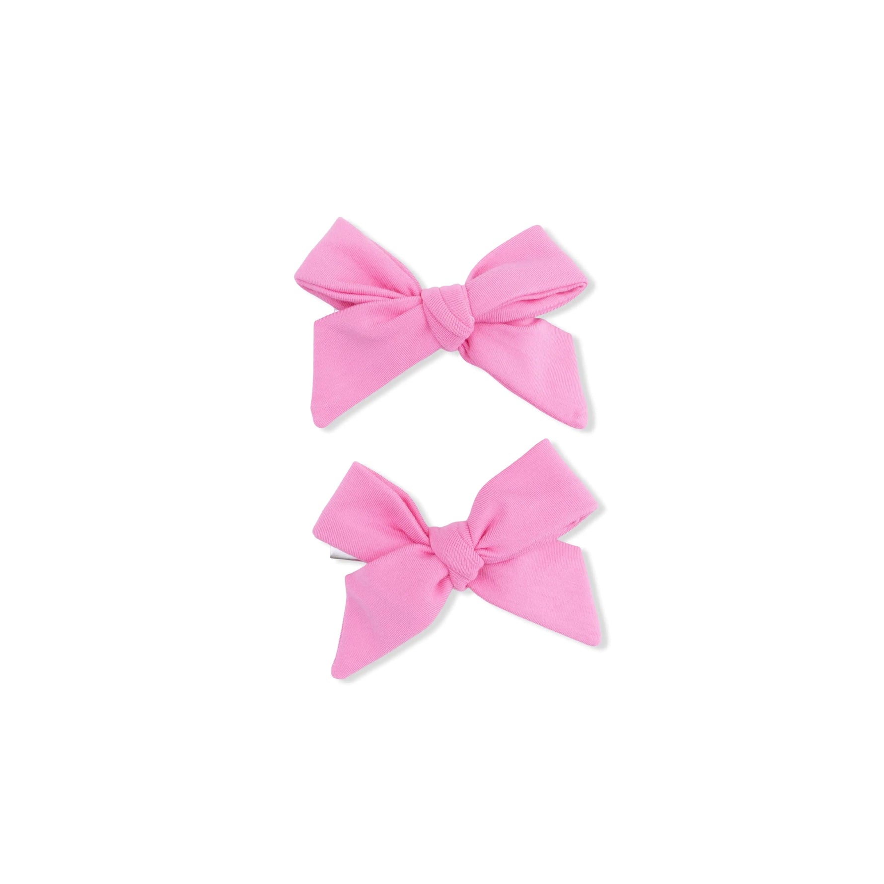 Angel Dear Solid Pink Drink - 2 Pack Bow Clips - 