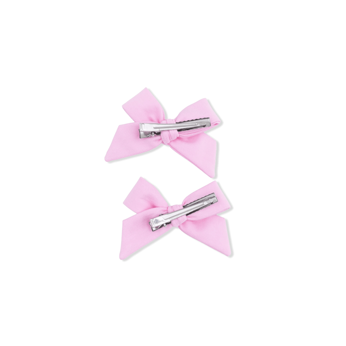 Angel Dear Solid Pink Frosting - 2 Pack Bow Clips - 
