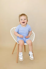 Solid Ribbed Bamboo Two Piece Pajamas For Toddlers - Everetts Place Boutique - 