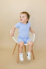 Little Joy Co. Solid Ribbed Bamboo Two Piece Pajamas For Toddlers - Everetts Place Boutique - 