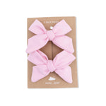 Angel Dear Solid Romance Rose - 2 Pack Bow Clips - 