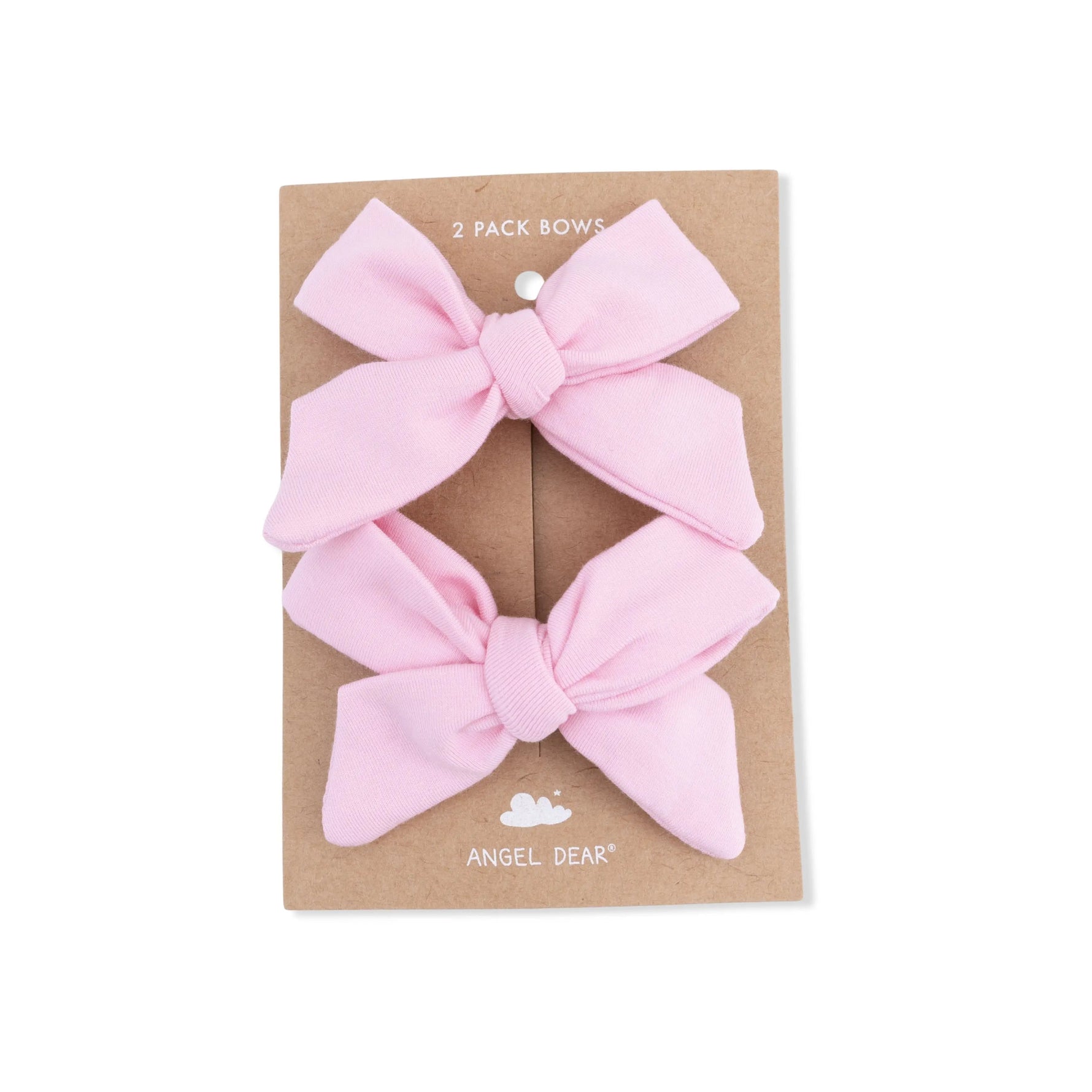 Angel Dear Solid Romance Rose - 2 Pack Bow Clips - 