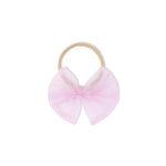 Solid Romance Rose - Bow on Headband - Pink, Headband, Headpiece, Ribbon, Child | Everetts Place