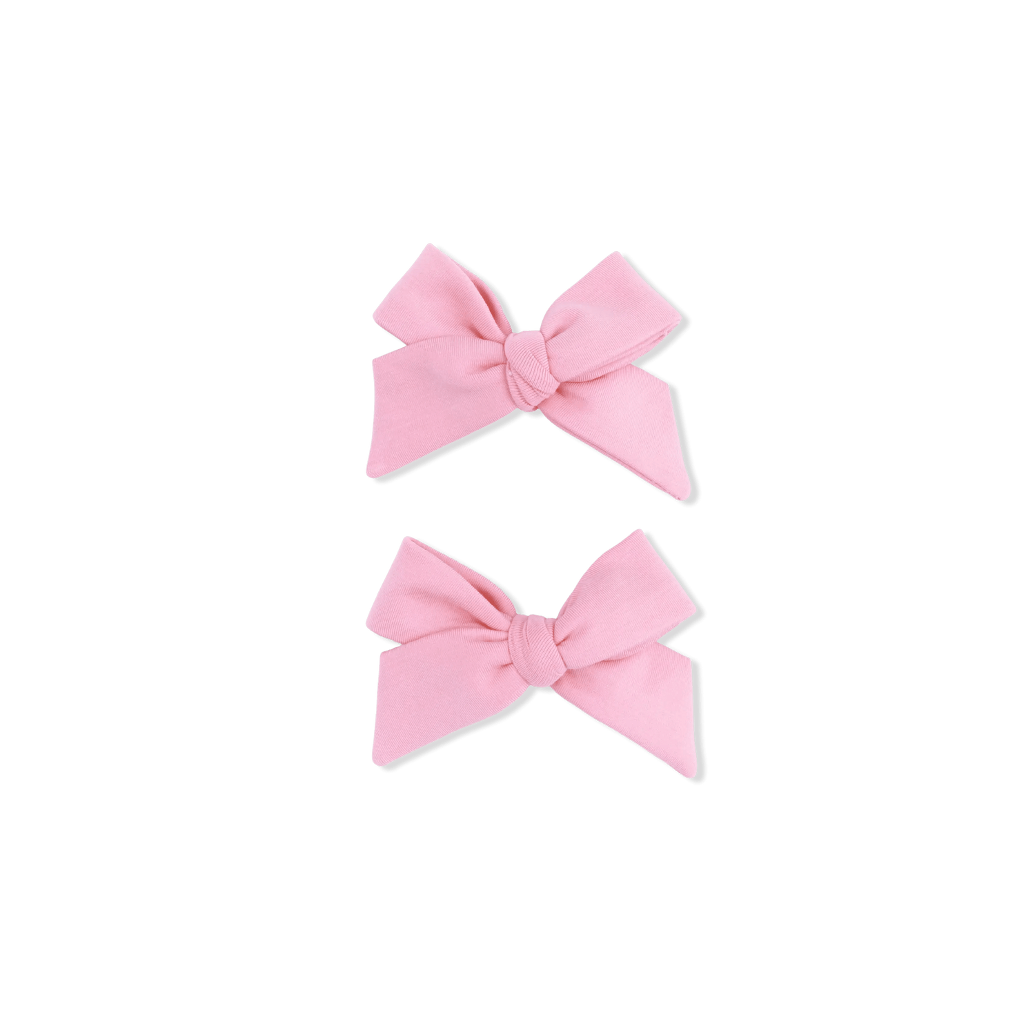 Angel Dear Solid Rose Elegance - 2 Pack Bow Clips - 