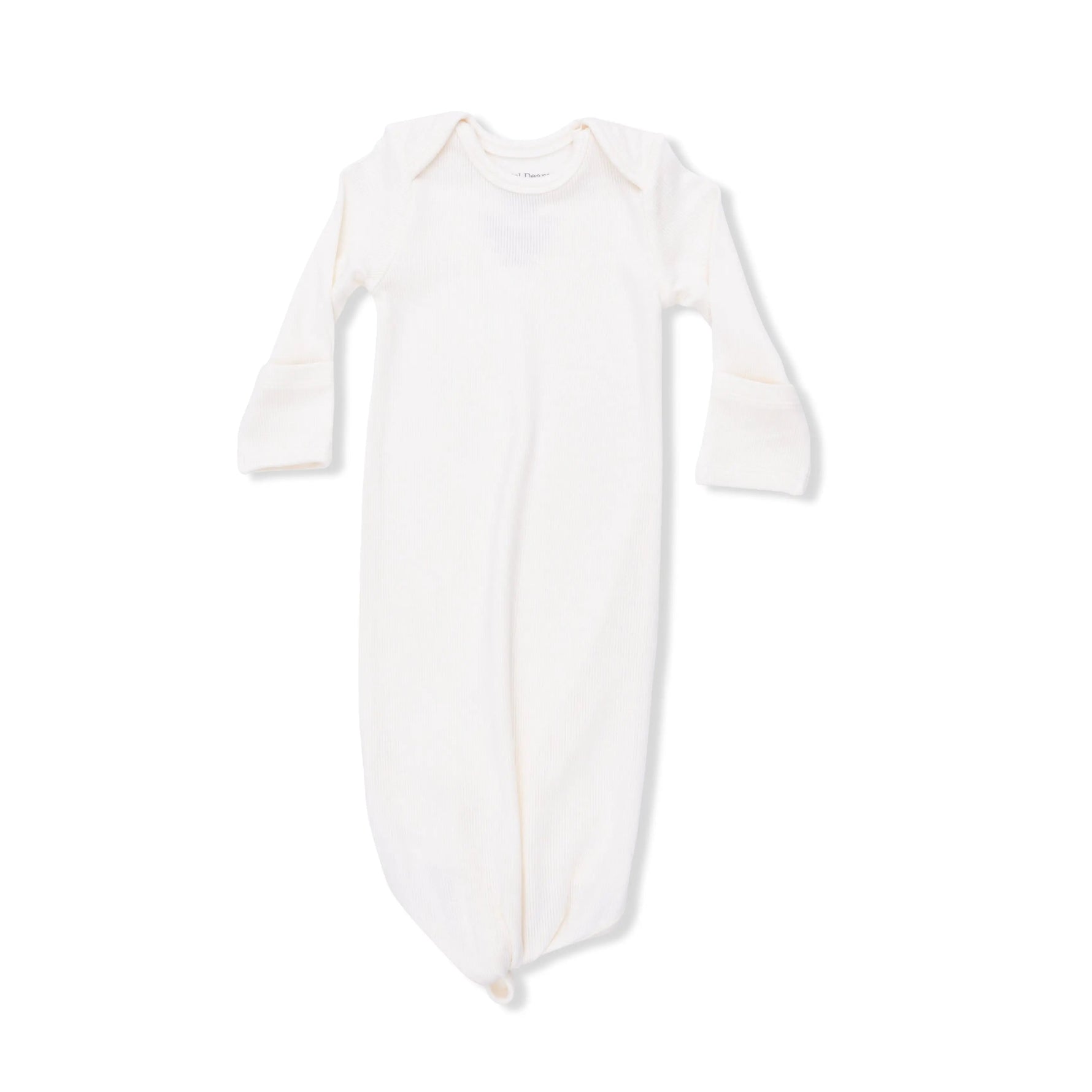 Solid Sugar Swizzle - Knotted Gown - White, Baby & Toddler Clothing, Child, Clothing | Everetts Place