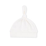 Solid Sugar Swizzle - Knotted Hat - White, Knit cap, Beanie, Wool, Woolen | Everetts Place